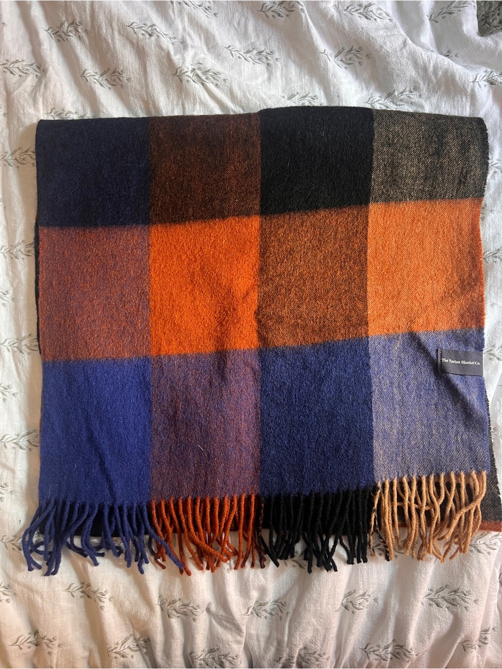 Tartan Blanket Co oversize tartan lambswool scarf